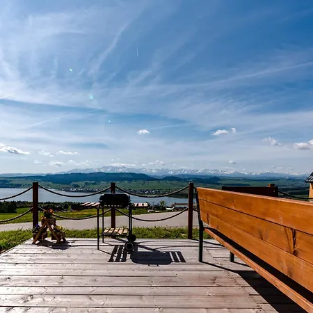 Semesterbostad U Chmielakow-huba Z Widokiem Na Jezioro Czorsztynskie Tatry Balia Huba